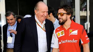 Don Juan Carlos y Fernando Alonso. www.pampanas.es